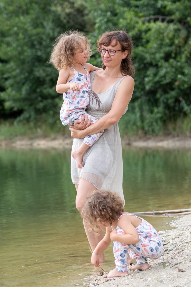 Kristin Winter mit Familie
