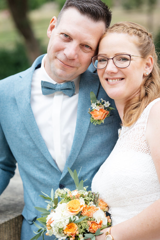 Anne und Steffen frisch verheiratet Anne und Steffen frisch verheiratet